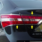 Toyota Avalon Chrome Tail Light Trim, 2013, 2014, 2015, 2016, 2017, 2018
