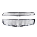 Chevrolet Equinox Chrome Mesh Grille Overlay, 2pc., 2010, 2011, 2012, 2013, 2014, 2015