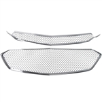 Chevrolet Equinox Chrome Mesh Grille Overlay, 2pc  2016, 2017