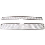 Chevrolet Avalanche Chrome Mesh Grille Overlay, 2007, 2008, 2009, 2010, 2011, 2012, 2013