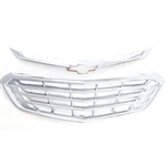 Chevrolet Equinox Chrome Grille Overlay, 2pc 2018, 2019, 2020, 2021