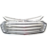 Chevrolet Traverse Chrome Grille Overlay, 2018, 2019, 2020, 2021