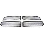 Ram 1500 Classic Tradesman Gloss Black Mesh Grille Overlay, 4pc 2019, 2020, 2021, 2022, 2023