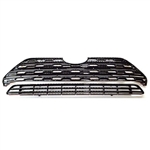 Toyota Rav4 Gloss Black Grille Overlay, 2019, 2020, 2021, 2022, 2023, 2024, 2025
