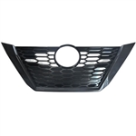Nissan Sentra Gloss Black Grille Overlay, 2020, 2021, 2022, 2023
