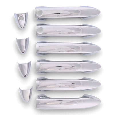 Honda Ridgeline Chrome Door Handle Cover Set, 2017 2018, 2019, 2020, 2021, 2022, 2023, 2024, 2025, 2026