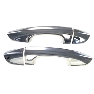 Ford Mustang Chrome Door Handle Covers, 4pc 2015, 2016, 2017, 2018, 2019, 2020, 2021, 2022, 2023