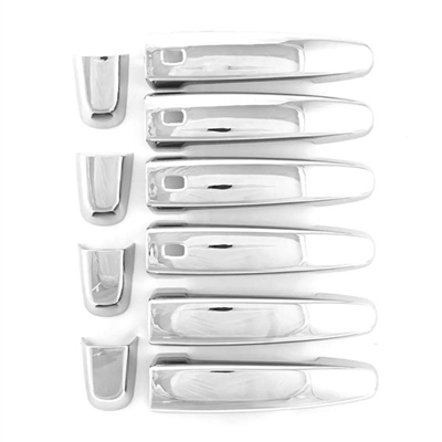GMC Acadia Chrome Door Handle Covers, 2017, 2018, 2019, 2020, 2021, 2022, 2023
