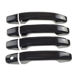 Chevrolet Suburban Gloss Black Door Handle Covers, 2015, 2016, 2017, 2018, 2019, 2020