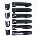 Ford Explorer Gloss Black Door Handle Cover Set, 2011, 2012, 2013, 2014, 2015, 2016, 2017, 2018, 2019