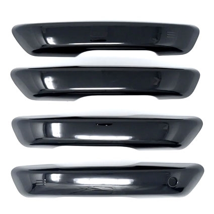 2018-2024 Jeep Patented Snap-on Gloss Black Door Handle Cover for Jeep  Wrangler/Gladiator DH6286BLK