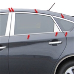 Toyota Prius Chrome Window Trim Package, 2010, 2011, 2012, 2013, 2014, 2015