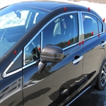 Honda Civic Sedan Chrome Window Package, 2012, 2013, 2014, 2015