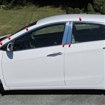 Hyundai Elantra GT Chrome Window Package, 2013, 2014, 2015, 2016, 2017