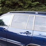 Toyota Highlander Chrome Window Trim Package, 22pc. Set,  2001, 2002, 2003, 2004, 2005, 2006, 2007