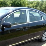 Toyota Prius Chrome Window Trim Package, 14pc. Set, 2004, 2005, 2006, 2007, 2008, 2009