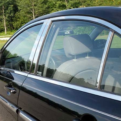 Hyundai Accent Chrome Window Package, 18pc 2006, 2007, 2008, 2009, 2010, 2011