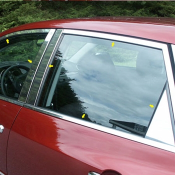 Mazda 3 Hatchback Chrome Window Trim Package, 16pc., 2004, 2005, 2006, 2007, 2008, 2009