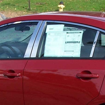 Nissan Sentra Chrome Window Trim Package, 10 pc. Set, 2007, 2008, 2009, 2010, 2011, 2012