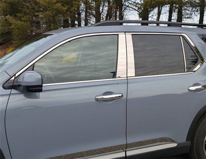 Honda Pilot Chrome Window Trim Package, 14pc. Set, 2023, 2024, 2025, 2026