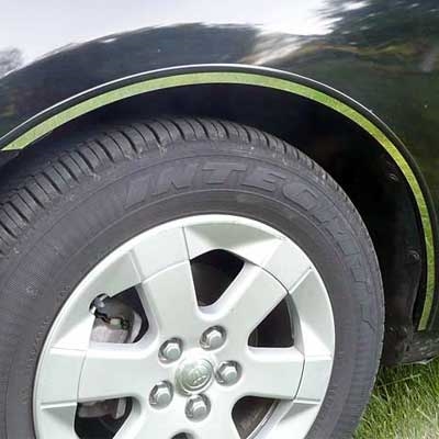 Toyota Prius Chrome Fender Well Trim, 2004, 2005, 2006, 2007, 2008, 2009