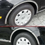 Volkswagen Jetta Chrome Fender Well Trim, 8pc  2005, 2006, 2007, 2008, 2009, 2010