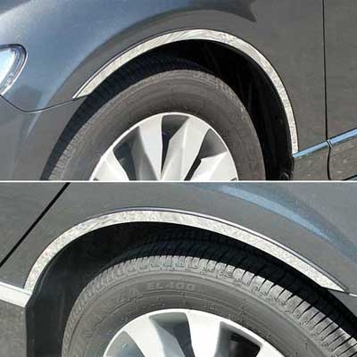 Honda Civic Chrome Fender Well Trim, 4pc  2006, 2007, 2008, 2009, 2010, 2011