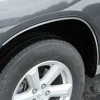 Toyota Highlander Chrome Fender Well Trim, 6pc  2008, 2009, 2010