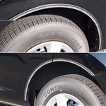 Nissan Rogue Chrome Fender Well Trim, 6pc  2008, 2009, 2010, 2011, 2012, 2013