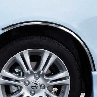 Honda Fit Chrome Fender Well Trim, 4pc  2009, 2010, 2011, 2012, 2013