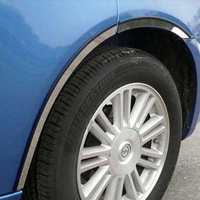 Chrysler 200 Chrome Fender Well Trim, 6pc  2011, 2012, 2013, 2014