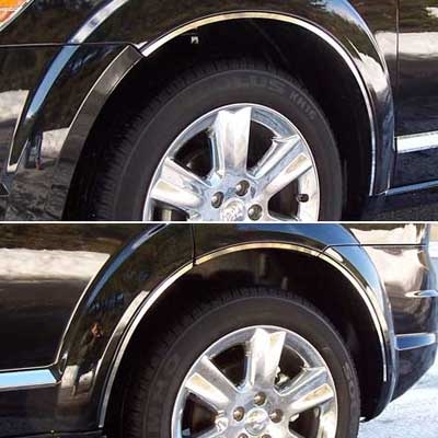 Dodge Journey Chrome Fender Well Trim, 8pc  2009, 2010, 2011, 2012, 2013, 2014, 2015, 2016, 2017, 2018, 2019, 2020