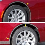 Cadillac CTS Chrome Fender Well Trim, 6pc  2014, 2015, 2016, 2017, 2018, 2019