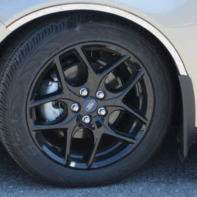 Ford Focus Chrome Fender Well Trim, 4pc  2015, 2016, 2017, 2018