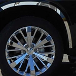 Chevrolet Suburban Chrome Fender Well Trim, 4pc 2021, 2022, 2023, 2024, 2025, 2026