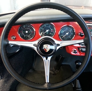 Porsche Panamera Leather Steering Wheel Covers by Wheelskins