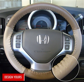 Perforated Leather Steering Wheel Cover