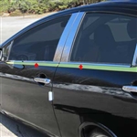 Toyota Prius C Chrome Window Sill Trim, 2012, 2013, 2014, 2015, 2016, 2017, 2018