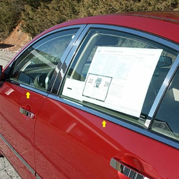 Nissan Maxima Chrome Window Sill Trim, 2004, 2005, 2006, 2007, 2008
