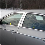 Toyota Corolla Chrome Window Sill Trim, 4pc. Set, 2009, 2010, 2011, 2012, 2013