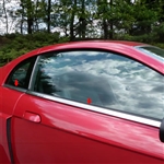 Ford Mustang Chrome Window Sill Trim. 1999, 2000, 2001, 2002, 2003, 2004