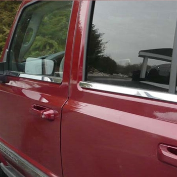 Jeep Commander Chrome Window Sill Trim, 4pc  2006, 2007, 2008, 2009, 2010