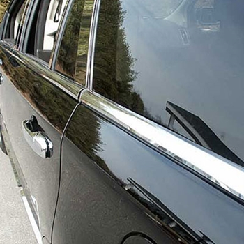 Ford Edge Chrome Window Sill Trim, 8pc. Set, 2007, 2008, 2009, 2010, 2011, 2012, 2013, 2014