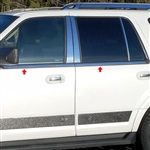Ford Expedition Chrome Window Sill Trim, 2015, 2016, 2017