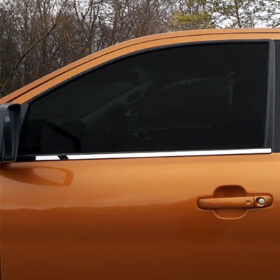 Ford Ranger Super Cab Chrome Window Sill Trim, 2pc 2019, 2020, 2021, 2022, 2023