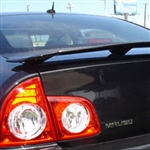 Chevrolet Malibu 4 Post Painted Rear Spoiler, 2008, 2009, 2010, 2011, 2012