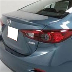 Mazda 3 Lip Mount Painted Rear Spoiler, 2014, 2015, 2016, 2017, 2018