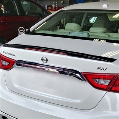 Nissan Maxima Painted Rear Spoiler (sport factory style), 2016, 2017, 2018, 2019, 2020, 2021, 2022, 2023