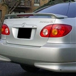 Toyota Corolla 2 Post Painted Rear Spoiler (with light), 2003, 2004, 2005, 2006, 2007, 2008