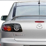 Mazda 3 '2 Post' Painted Rear Spoiler, 2004, 2005, 2006, 2007, 2008, 2009